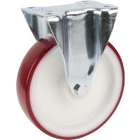Tente Caster wheel rigid, polyurethane wheel: diameter 160x40mm, with brake, plate fitting: 137x115mm Load: 350kg, 3478UAR160P63