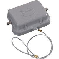 Harting Cover 6B with 2 pegs, metal 09300065427