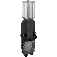 Riv Knife gate valve 6" GLADIO pneumatic RIV123150
