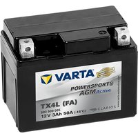VARTA Battery 12V 3Ah 50A AGM Powersports 503909005I302PS