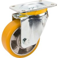 Tente Caster wheel swivel, polyurethane wheel: diameter 125x50mm, plate fitting: 137x105mm Load: 500kg, 4680ITP125P63