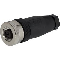 Tyco Plug 4 P. Female M12 Code-B M1204FE18B