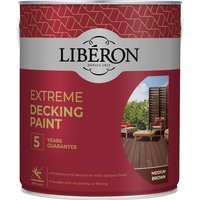 Liberon Extreme Decking Paint Medium Brown 2.5 L 126138