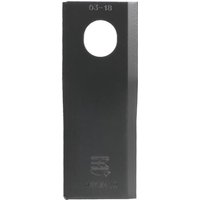 Kramp Mower blade LH 126x47x4mm oval bore 23.0x20.5mm Suitable for Taarup 25 pack KT56110900KR