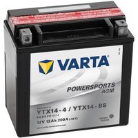 VARTA Battery 12V 12Ah 200A AGM Powersports 512014020I314PS