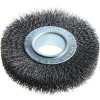 Lessmann Wheel Brush 100 mm D x 20-22 mm W Steel Wire 0.30 323.162