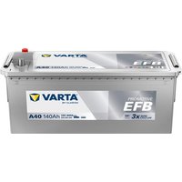 VARTA Battery 12V 140Ah 800A A40 VARTA Dynamic EFB 640500080