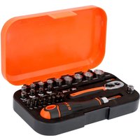 Bahco S34MC8H 1/4in Drive Socket & Bit Set, 34 Piece S34MC8H