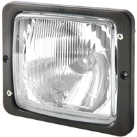 Hella Headlight Halogen, rectangular, 12/24V, transparent, bolt on, 173x99x144mm, 1AA004109001