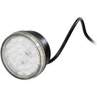 Hella Direction and position light LED, front, round, 12V, yellow/white, bolt on, diameter 83mm, 25 LED's, 2BE980691001