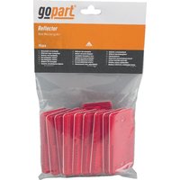gopart Reflector, red, rectangular LA75003