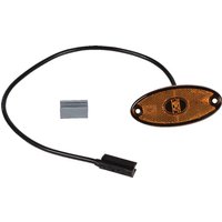 Aspöck Marker light LED, oval, 24V, orange, bolt on, 101x14x44mm, 312304017