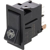 Kramp Rocker switch, I-0-(II), on-on-mom, 12V, 8-pin, differential lock SW10043KR