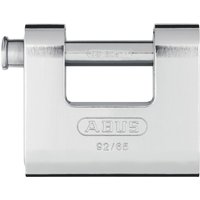 ABUS 92/65mm Monoblock Brass Shutter Padlock 10030610-01