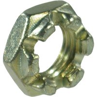 Kramp Castle nut low model DIN937 M30x1.50 steel zinc-plated Class 8 9373015