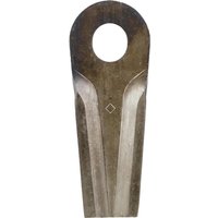 Kramp Mower blade LH/RH 132x50x4mm oval bore 23.0x20.5mm Suitable for Kongskilde JF/Stoll 25 pack 13800013KR