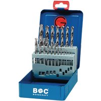 Bohrcraft Metal twist drill set 1-10mm 19 pcs SE1466BOH
