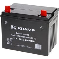 Kramp Battery U1 12V 24Ah 250A closed U19BKR