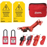 Master Lock ELECKIT-EN Electrical Lockout Kit, 7 Piece ELECKIT-EN