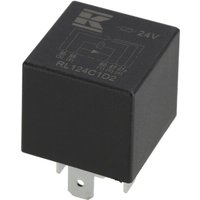 Kramp Mini relay 24V, changeover, 30A/40A, diode, without holder RL124C1D2