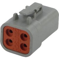 TE Connectivity DEUTSCH Plug housing 4 P. Female DTP DSDTP064S
