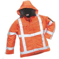 Hydrowear Parka Jacket, orange, size L, UK:40/EU:52-54, Beaverline, Aspen by 046456FOL