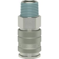 Lüdecke Q-Rel coup with 3/8" BSP M/Thd ESI38A