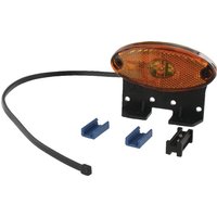 Aspöck Marker light LED, oval, 12V, orange, bolt on, 312369027