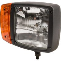 Hella Headlight Halogen, RH rectangular, 24V, transparent/amber, bolt on, 1SA996120041