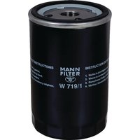 MANN-FILTER Oil filter W7191