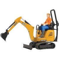 Bruder JCB micro digger with worker U62002