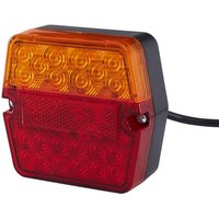 Hella ValueFit Rear light LED, square, 9/36V, red/amber, bolt on, 101.3x41.2x94.7mm, 25 LED's, 2VB357023011