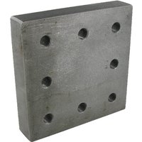 Scharmüller Weld on Mounting plate 130x130mm 8x M20 00645030