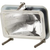 Cobo Headlight insert halogen, rectangular, transparent, 167x74x74mm, 05406000