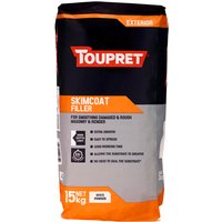 Toupret Exterior Skimcoat Filler 15kg TTEGFAPO15GB