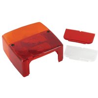 Jokon Light lens, red/transparent/amber, square LH/RH/rear 190020410