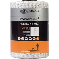 Gallagher Vidoflex 3 200 m, white 010554GAL