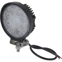 Kramp Work light LED, 24W, 1920lm, round, 10/30V, diameter 110mm, Flood, 8 LED's, LA10025
