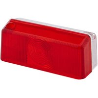Hella Light lens, transparent/red, rectangular LH/RH 9EL132215001