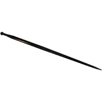 Battista Porteri Loader tine, straight, double T section 36x1100mm, pointed tip with M22x1.5mm nut, black, RT1