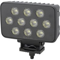 Kramp Work light LED, 100W, 8950lm, rectangular, 12/24V, white, 150x112x52.7mm Deutsch plug, Flood, 20LED's LA10835