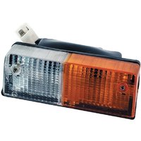 Cobo Direction and position light LH Halogen, front, rectangular, 12V, amber/transparent, 169x90x62mm Deutsch plug, 03158000
