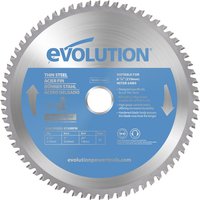 Evolution Thin Steel Cutting Mitre Saw Blade 210 mm T210TCT-68MS