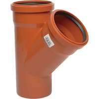 Ostendorf Y piece PVC 125/125mm x 45° 16152125125045