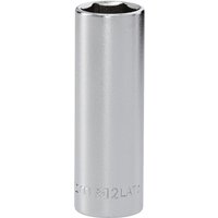Facom R.12LAT 6-Point Long-Reach Deep Socket 1/4in Drive 12mm
