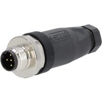 Tyco Plug 5 P. Male M12 Code-B M1205MA18B