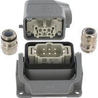 Harting Complete connection set 6 pole surface mounted HANKIT06BS