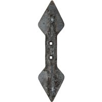 Non Original Cultivator point 440x135x19mm, reversible hardened, curved, 2 hole CP000024
