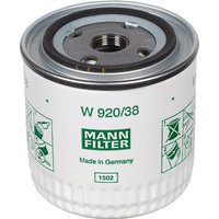 MANN-FILTER Oil filter Mann and Hummel W92038