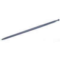 Forges du saut du tarn Loader tine, straight, star section 35x1100mm, pointed tip with M20x1.5mm nut, blue, FST FT9025